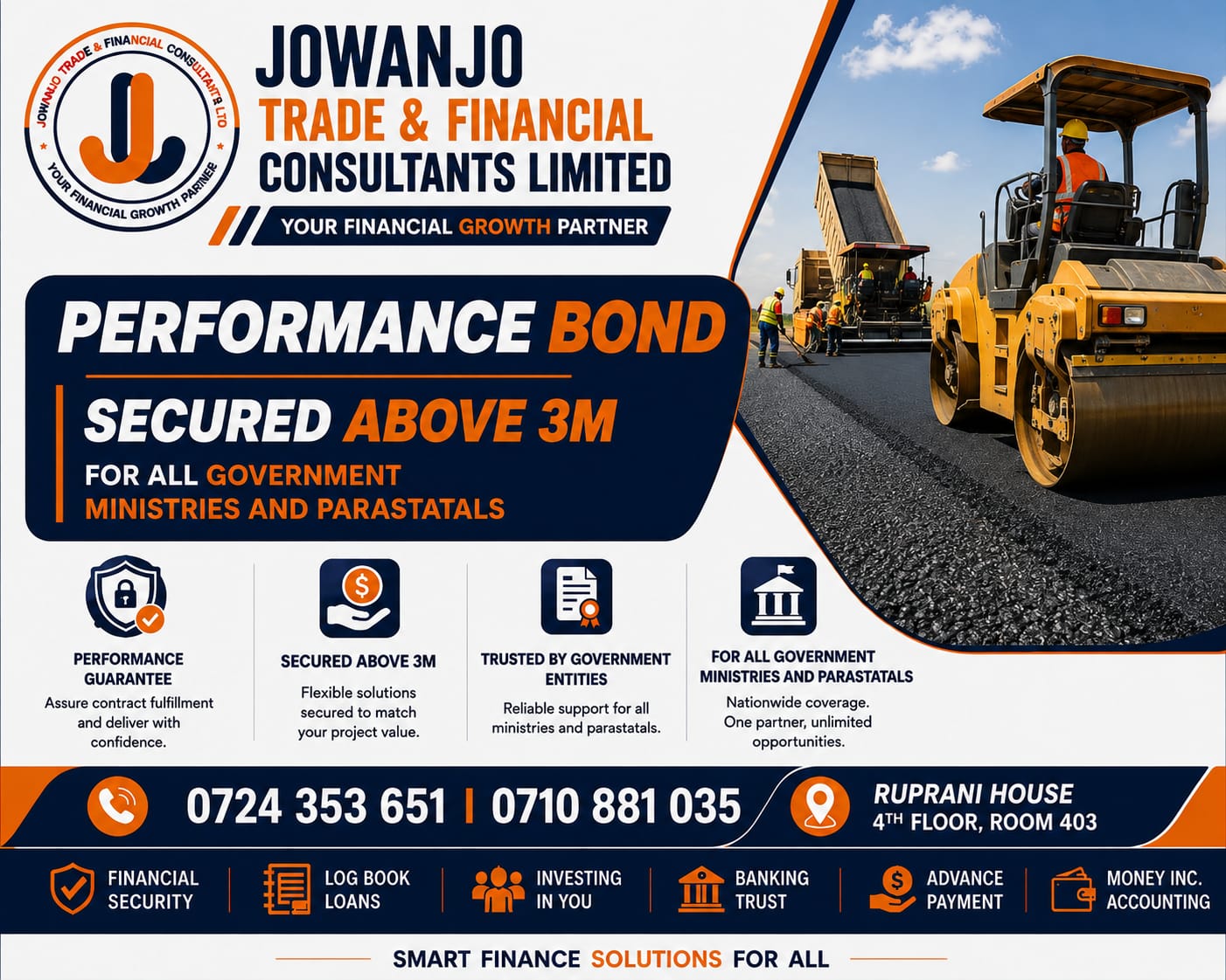 Performance Bond - Secured Above 3M